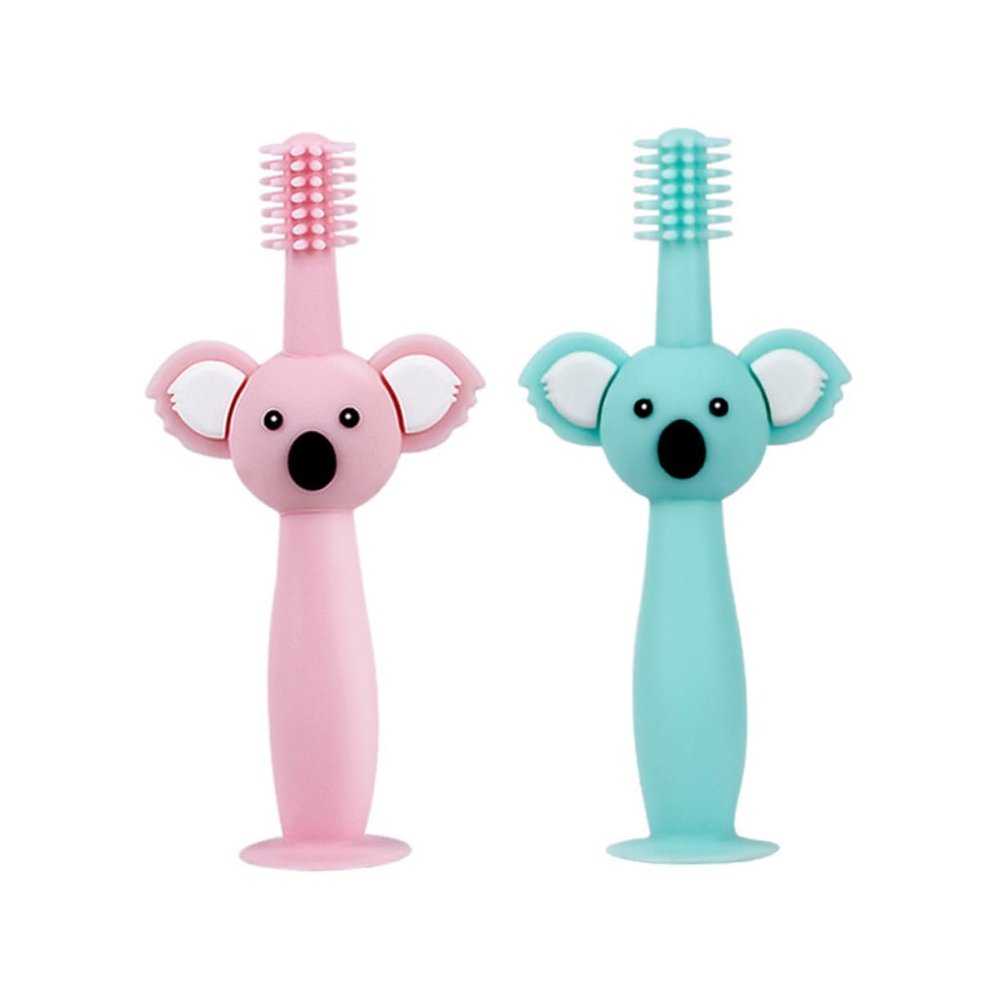 SAFIGLE Silicone Toothbrush for Boy Girl Teething Clean Finger Training Brush Boy Girl Teeth Cleaning Years Old