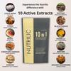 NUTRILIC 10 Mushroom Coffee Decaf Arabica Blend with Lions Mane, Chaga, Reishi, Maitake, Shitake, Black Fungus, Tremella, Ginseng Extract, Cordyceps, and Golden Mushroom view 3