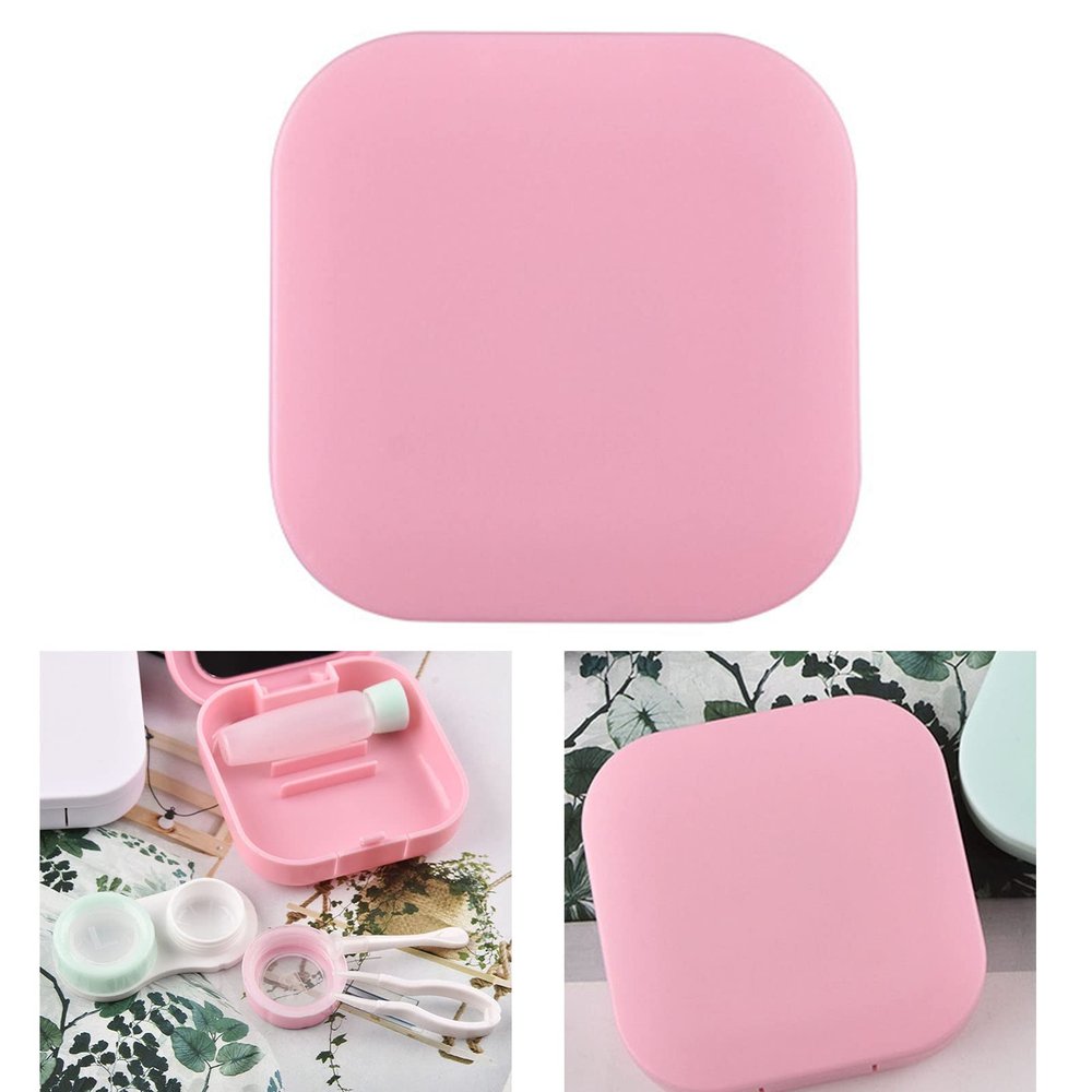 Contact Lens Holder, Leakage Proof Plastic Dustproof Professional Contact Lens Box for Travel (#2)