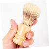 Beaupretty 6pcs Wood Handle Shave Brush for Men Shaving Beard Brush for Father's Day and Daily Beard Grooming Kit for Men view 3