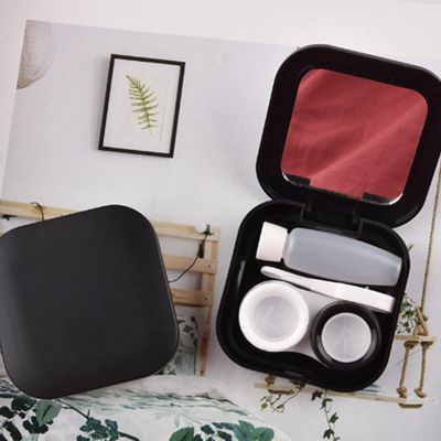 Contact Lens Holder, Leakage Proof Plastic Dustproof Professional Contact Lens Box for Travel (#1)
