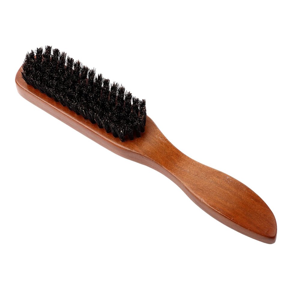 Beard Brush for Men, Professional Shaving & Mustache Cleaning Tool - Durable Wooden Handle for Salon Use