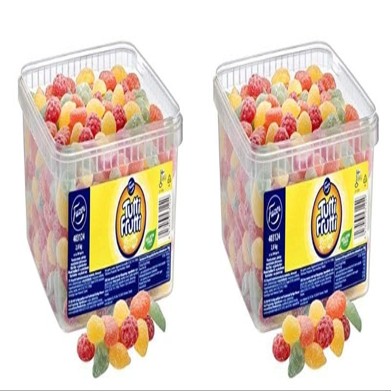 Fazer Tutti Frutti Sour looseweight Gummy 2 Boxes of 2kg