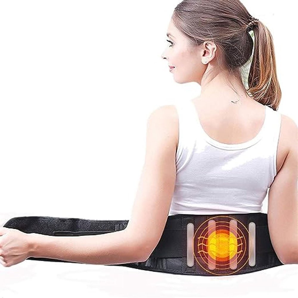 tylxayoxa Self-heating Lumbar Brace Belt Lower Back Support Relief Pain, Herniated Disc, Sciatica, Scoliosis, Compression Belt For Men And Women (Size : L)