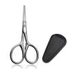 Beard & Nose Hair Scissors - Small Eyebrow & Moustache Trimmer - Sharp Cutting & Trimming - Travel Size - For Men & Women view 1