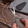 Beard & Nose Hair Scissors - Small Eyebrow & Moustache Trimmer - Sharp Cutting & Trimming - Travel Size - For Men & Women view 4