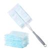 Jorzer 11PCS Flash Dust Magnet Feather Duster Fluffy Duster Refill Disposable Duster Refill Hand Duster Refill Dusters for Cleaning Replacement Duster Head with 10refills 1handle for Cleaning view 1