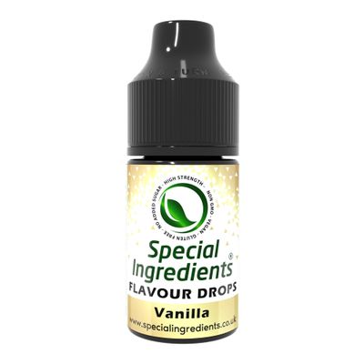 Vanilla Flavour Drop 1 Litre Highly Concentrated Versatile Food Flavouring - Vegan, Non GMO, Gluten Free