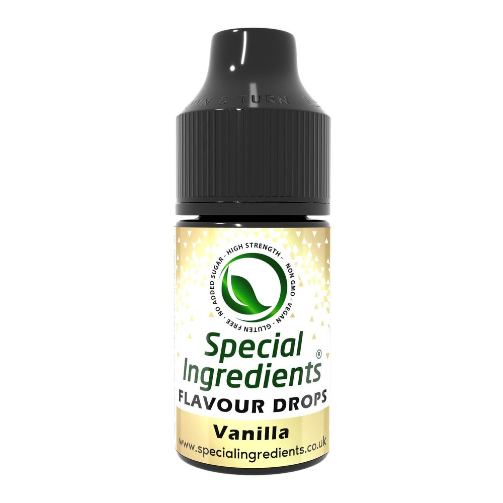 Vanilla Flavour Drop 1 Litre Highly Concentrated Versatile Food Flavouring - Vegan, Non GMO, Gluten Free
