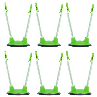 HandsFree Bag Holder Stand - Convenient Bag Holder for Plastic Bags, 6Pcs Food Storage Bag Holder Stand