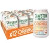 Cawston Press Sparkling Orange Fizzy Drink Blended With Sparkling Water and Pressed Apple (330ml x 12 cans) Gluten Free - Vegan - No Added Sugar view 1