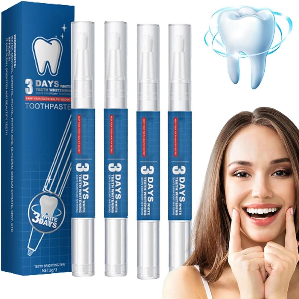 Glowbrite - Glowbrite Teeth Whitening Pen 3-Day Whitening Teeth Whitening Essence Pen Sensitive Teeth and Gums Teeth Whitening