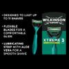 WILKINSON SWORD - Xtreme 3 For Men | Sensitive | Disposable Razors | Flexible Blades | Pack of 16 Razors + 8 FREE view 2