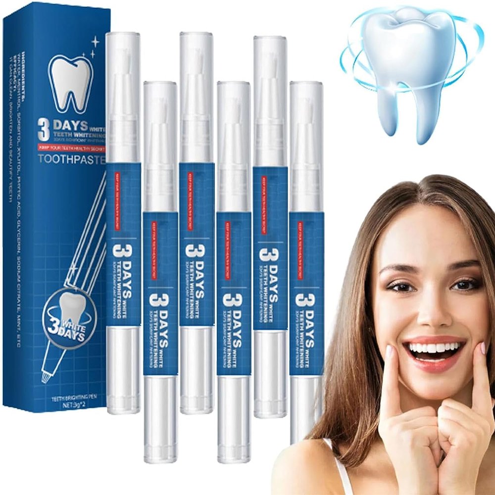 Glowbrite - Glowbrite Teeth Whitening Pen 3-Day Whitening Teeth Whitening Essence Pen Sensitive Teeth and Gums Teeth Whitening