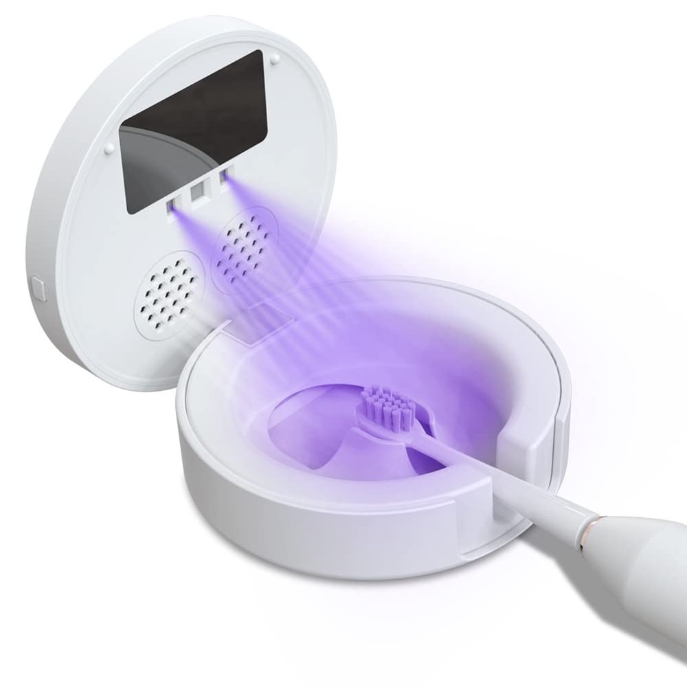 Eighosee 1 PCS Toothbrush Disinfection Box Holder Factory Storage Box Smart Travel Electric UV