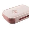 Egg Container for Refrigerator with Lid, Egg Drawer, Reusable Egg Storage, Fridge Organizer for Chicken Egg, Large Capacity Egg Holder(Pink) view 3