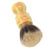 Synthetic Shaving Brush, Exquisite Handle, Barber Beard Shaving Brush, High Durability, Portable Stable Placement for Home Hair Salon view 2