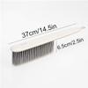 Feather Duster,Cleaning Brush Bed Brush Soft Cleaning Brush Hand Broom Hotel Family Clothes Dust Hair Sofa Bed Sheets Bedspread Carpet Cleaning ABS+PBT+PET Scrub Brushes for Cleaning (Color : Blauw) ( view 2