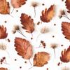 20 Napkins Autumn Soft Autumn Leaves Table Decoration Paper Napkins with Motif Also for Decoupage and Decoupage 33 x 33 cm view 1