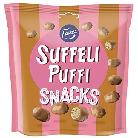 Fazer Suffeli Puffi Snacks Chocolate 1 Pack of 180g