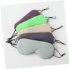 Sleeping Eye Mask Silk Polyester Breathable Adjustable Orange view 4