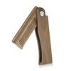 minkissy 2pcs Wooden Beard Styling Comb for Men Mini Pocket Comb Beard Growth Tool Care Accessories for Male view 3