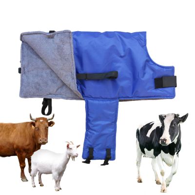 Calf Coat | Waterproof Livestock Protector Blanket - Soft Oxford Windproof Calf Warmer Jacket, Thickened Blue Calf Saver Warming Coat For Belly Protection
