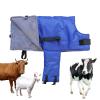 Calf Coat | Waterproof Livestock Protector Blanket - Soft Oxford Windproof Calf Warmer Jacket, Thickened Blue Calf Saver Warming Coat For Belly Protection view 1