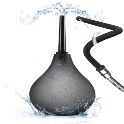Onegreen 224ML Douche Enema kit Silicone ,Shower and Enema Set 4-Hole Sprayer, Flexible Enema Hose, Enema Attachment for Men and Women Waterproof Douche (224ML Douche+1 Pcs Shower Douche )
