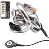 LAHTI Electro Stimulation Men's Chastity Cage Stainless Steel Short Style Male Abstinence Chastity Cock Cage for Men with Lock and Key, 45mm/1.77" view 1