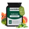 Purolabs NAC Supplement  NAC N-Acetyl-Cysteine 600mg Capsules for Respiratory & Antioxidant Support  High Strength Amino Acid L-Cysteine  60 Vegan Capsules  Made in The UK view 1