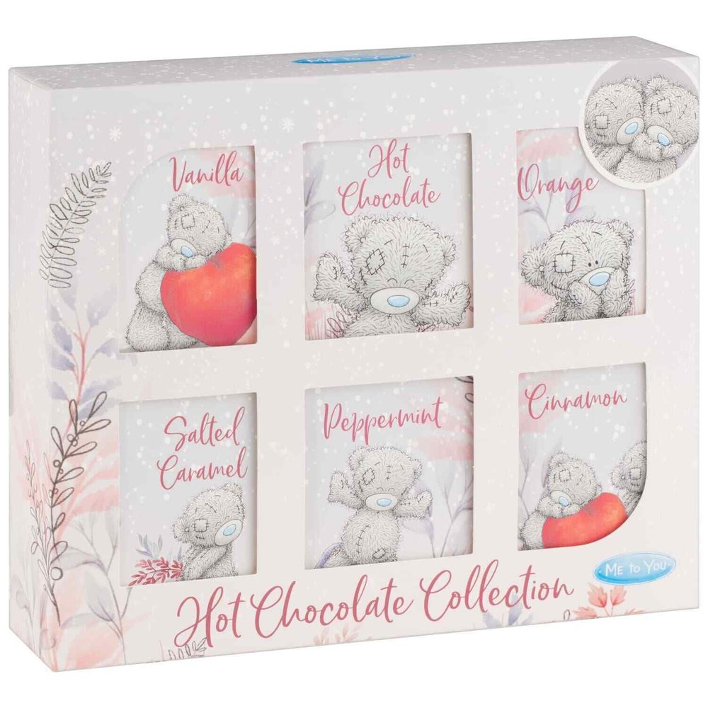 6-Pack Hot Chocolate Assorted Flavours Selection - Cozy Winter Drink Mix - Warm and Delicious Sips For Every Mood - Easy Preparation - Crafted With Care And Creativity - Winter Magic To Your Cup