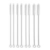 10 Straw Cleaning Brushes Reusable Eco-friendly Stainless Steel Straw Cleaning Brush Set Soft Bristle Cleaning Tool (8MM) view 1