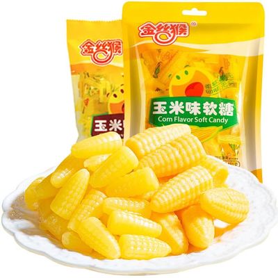 Corn candy, soft and hard candy, mixed corn flavor,Instant candy, old-fashioned fruit candy, delicious snack gifts, fruit candy, candy (hard candy 160g,2 bags)
