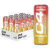 C4 Smart Energy Drinks Red Berry Yuzu 330ml (12 pack) | Sugar Free Energy Drink with 106mg Natural Caffeine, Brainberry, Nootropics, Vitamin C | Natural Energy Drink for Mental Focus On the Go view 1