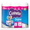 Cushelle Original Tubeless Twice as Long Toilet Tissue 12 equals 24 Regular Rolls view 1