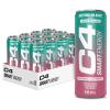 C4 Smart Energy Drinks Watermelon Burst 330ml (12 pack) | Sugar Free Energy Drink with 106mg Natural Caffeine, Brainberry, Nootropics, Vitamin C | Natural Energy Drink for Mental Focus On the Go view 1