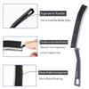 Bathroom Gap Cleaning Brush, Crevice Gap Cleaning Brush, Hard-Bristled Crevice Cleaning Brush, Tiny Window Door Track Groove Gap Cleaning Scrub Brush, Cleaning Brushes for Home Kitchen view 4