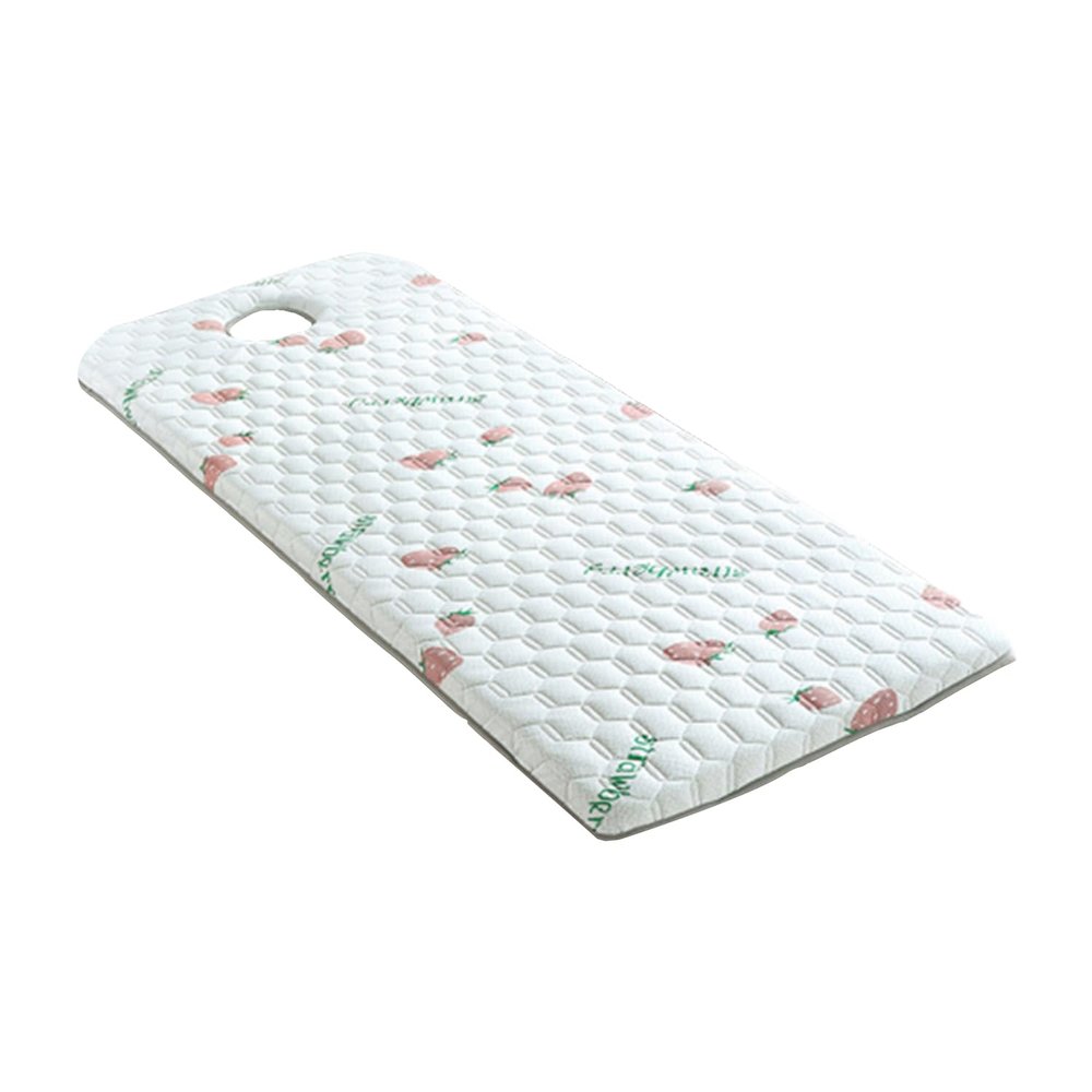 LXJDDLD Round Head Spa Bed Mattress Pad,Non-Slip Memory Foam Mattress Topper for Massage Table,Lash Bed Pad with Breath Hole,Massage Accessories Beauty Bed Cushion without Bed,Fruit,70x180cm 2cm