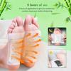 70 Pcs Natural Ingredients Detox Foot Patches,Organic Bamboo Vinegar Detox Foot Pads Improves Sleep Quality,Easy to Use(Extra Socks) view 3