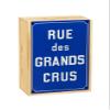 Premium Wooden Box Gift Set - La Villette Wine Duo (2 x 75cl) with 'Rue des Grands Crus' Metal Lid - Perfect for Wine Enthusiasts and Special Occasions view 2
