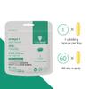 Omega 3 DHA 550mg Per Capsule for Brain & Eye Health (60) | 1-A-Day | Vegan Omega 3 Algae Oil | High DHA Supplements | Double Concentrated Algae Omega 3 Vegan DHA | 2 Month Supply view 3