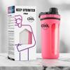 COOL MOOD protein shaker bottle (Pink) view 1