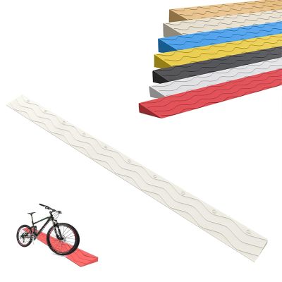 Yqyc 1-5.5cm Rise Portable Threshold Ramp Wheelchair Ramp For Doorways, Bathroom, Supermarkets Garage Entrance, Cuttable (Color : Beige, Size : 100x7x1cm)