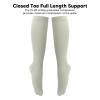 1 Pair Zipper Compression Socks, 1520mmHg Closed Toe Medical Compression Socks, Knee High Compression Socks for Pregnant Women Varicose Vein, High Support Compression Stockings view 4