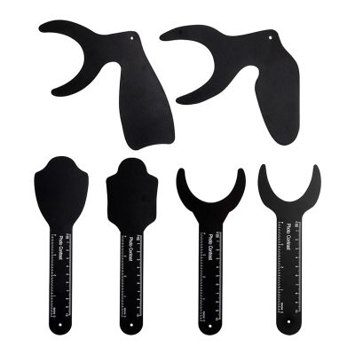 EDWERD Dental Photo Contrast Background Board - Mouth Palatal Intraoral Photography Kits for Dental Clinic & Lab, 6 Pcs