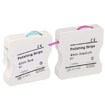 Layhou 2 Roll/Box Dental Polishing Strip 4mm Resin Tooth Interdental Sanding Grinding Whitening Teeth Surface Dental Tool