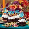 Gyufise 24Pcs Pumpkin One Birthday Cupcake Toppers Pumpkin Baby Boy 1st Birthday Cupcake Picks Pumpkin Theme Kids First Birthday Cake Decorations for Fall Harvest Baby Shower Party Decorations Blue view 4