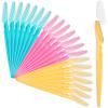 21 Pcs Eyebrow Razor, Multipurpose Exfoliating Dermaplaning Tool for Face, Facial and Eyebrow Shaper with Precision Cover for Women Men, Easy to Use view 1
