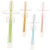 FRCOLOR 16pcs Silicone Toothbrushes for Boy Girl Months Suction Base Boy Girl Training Toothbrushes for Year Old for First Toothbrushing view 2